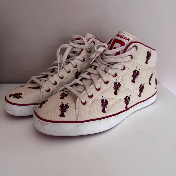 Reebok Reserve Lobster Harvest Prime Court Mid Limited Edition Sneakers SAMPLE 9 - Picture 1 of 8